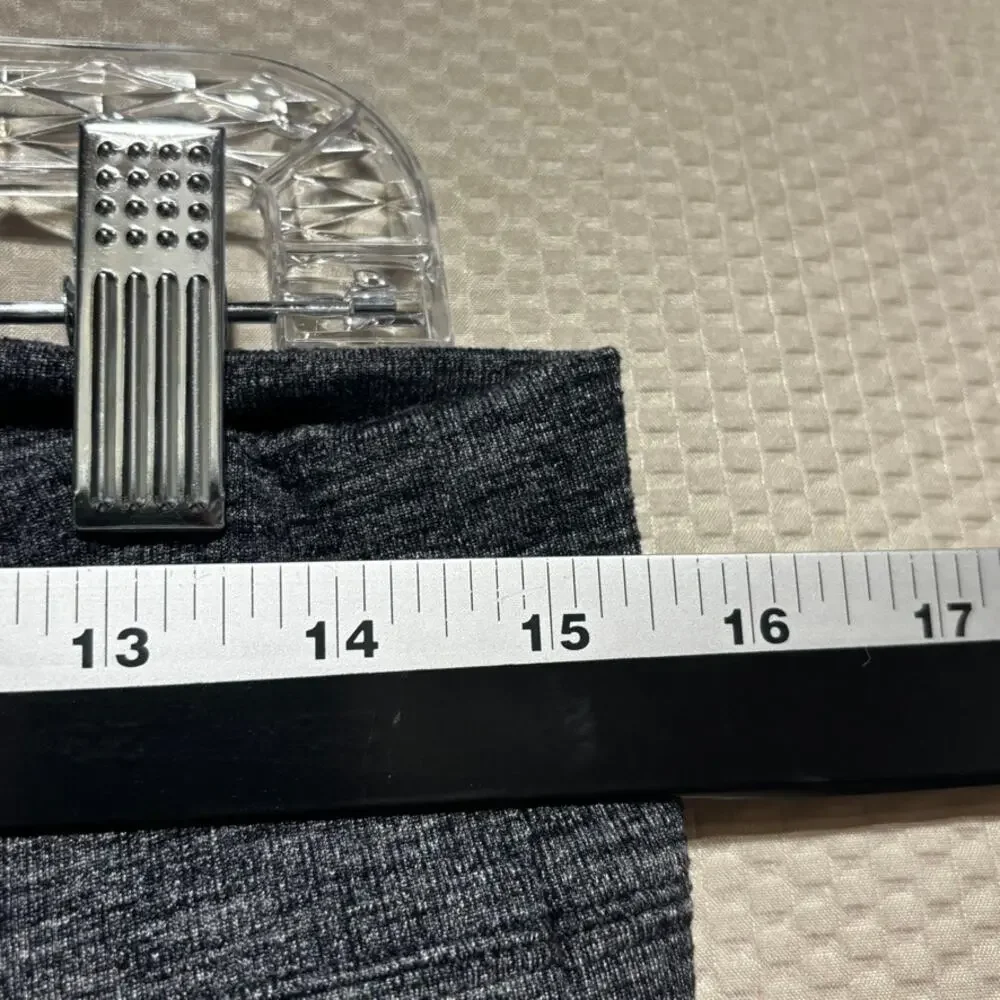 Athleta Venice High Rise Jogger Size Medium Heather Gray Stretch Zip Pockets - Picture 5 of 11